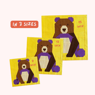 Bear FPP Block Pattern (Download)