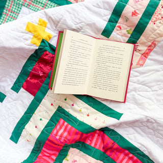 Booked for the Holidays Quilt Pattern (Download)