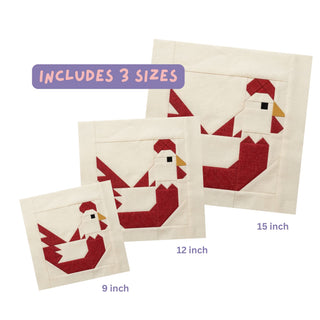 Chicken FPP Block Pattern (Download)