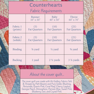 Counterhearts Quilt Pattern (Download)