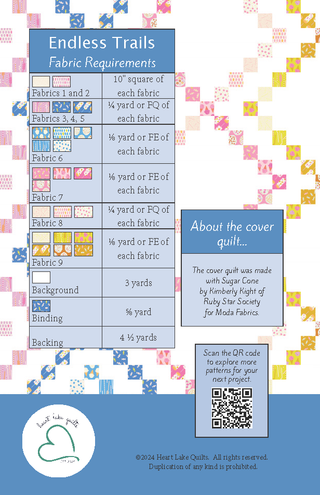 Endless Trails Quilt Pattern (Download)