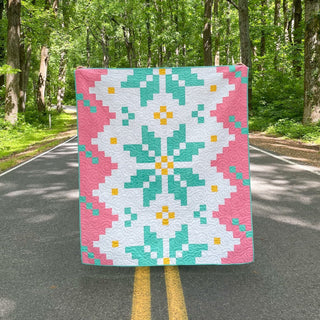 Fair Isle Flakes Quilt Pattern (Download)