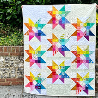 Gemburst Quilt Pattern (Download)