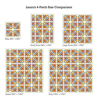 Laura's 4-Patch Quilt Pattern (Download)