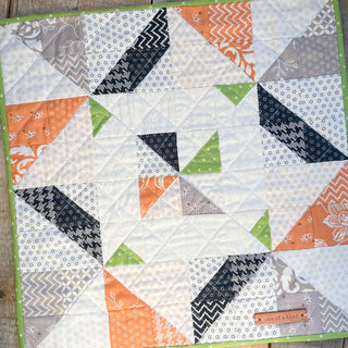 Peek-a-Boo Pinwheels Mini Quilt Pattern (Download)