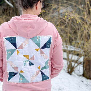 Peek-a-Boo Pinwheels Mini Quilt Pattern (Download)
