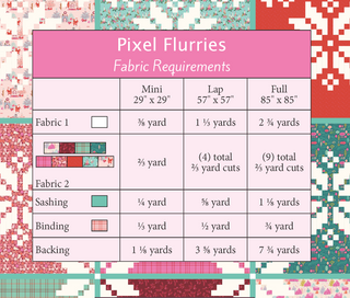 Pixel Flurries Quilt Pattern (Download)