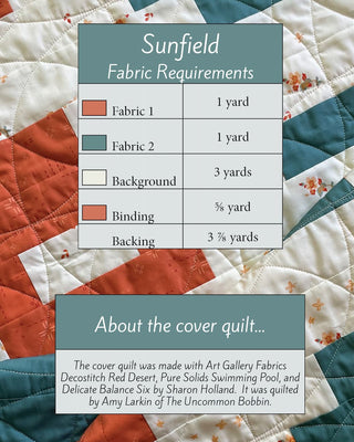 Sunfield Quilt Pattern (Download)
