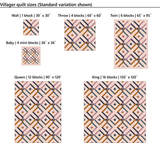 Villager Quilt Pattern (Download)
