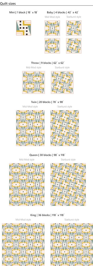 Wayfinder Eudaimonia Studio Quilt Sizes